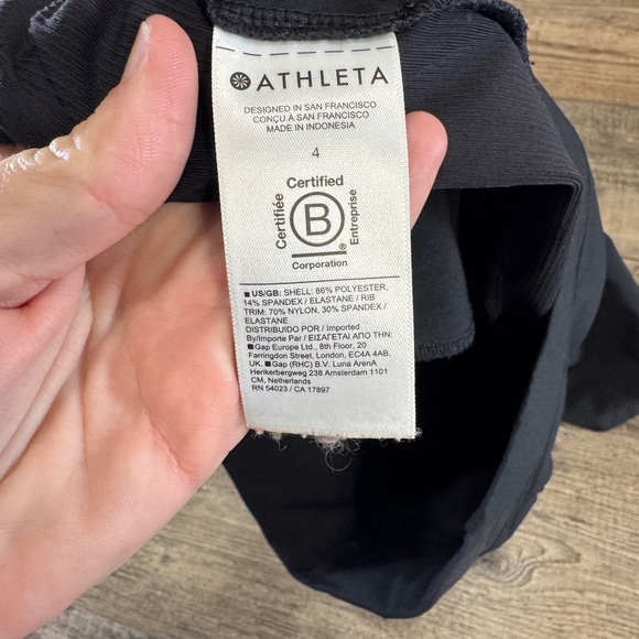 Athleta Black Performance Shorts Women’s Size 4 Athletic - Picture 4 of 6